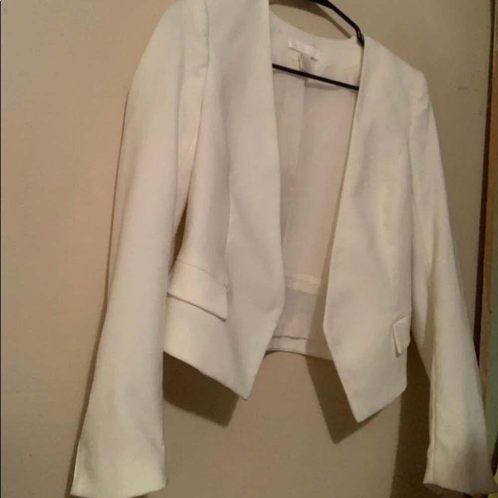 White blazer